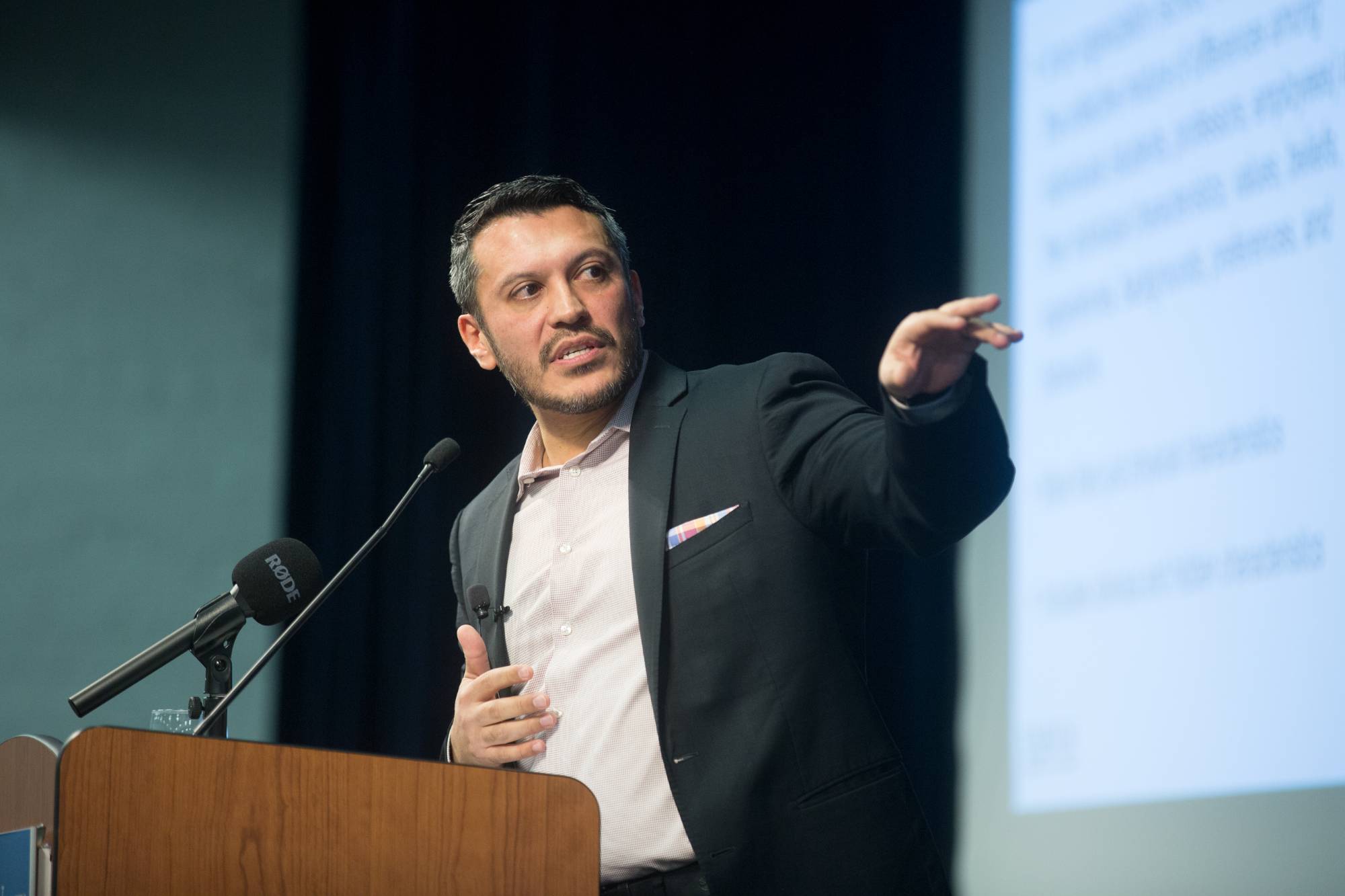 Luis Avila Speaking at the event